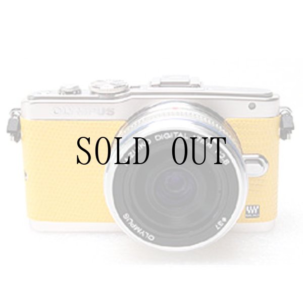 画像1: OLYMPUS E-PL5/E-PL6 専用カスタムレザー [Yellow]