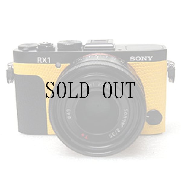 画像1: Sony RX1 専用カスタムレザー [Yellow]