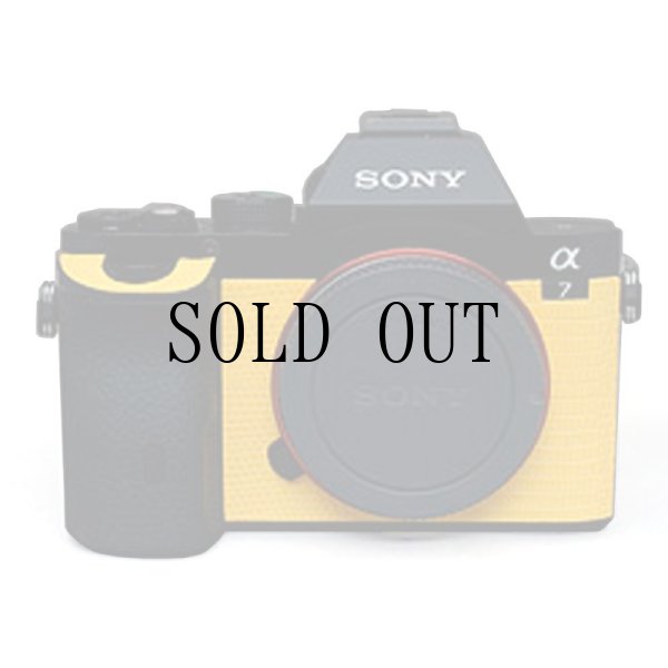 画像1: Sony α7 α7R専用カスタムレザー [Yellow]