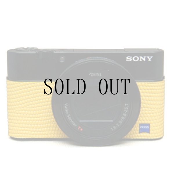 画像1: Sony RX100 III, RX100 IV専用カスタムレザー [Yellow]