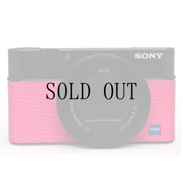 画像1: Sony RX100 III, RX100 IV専用カスタムレザー [Pink]