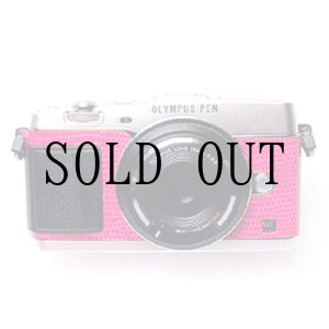 画像: OLYMPUS PEN E-P5 専用カスタムレザー [Pink]