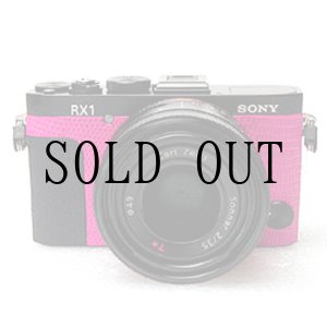 画像: Sony RX1 専用カスタムレザー [Pink]