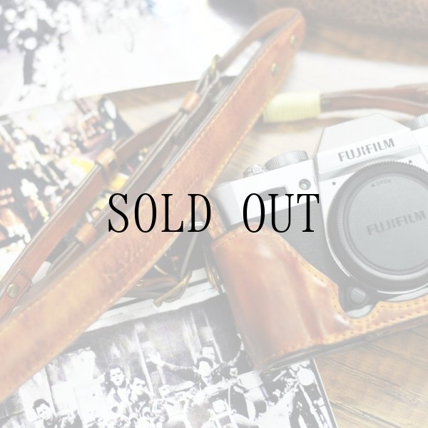 画像9: FUJIFILM X-T10 専用レザーケース・ストラップセット [Brown]