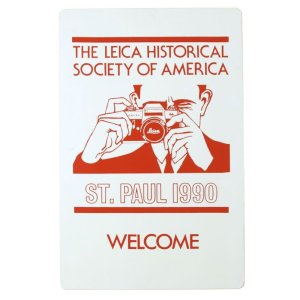 画像: The Leica Historical Society of America イベント看板　※レア