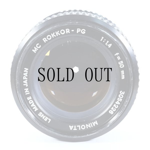 画像6: MINOLTA（ミノルタ）MC ROKKOR 50mm/F1.4