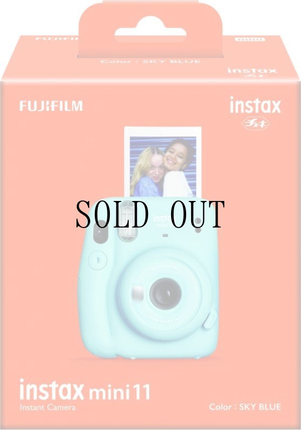 チェキ instax mini 11 | スカイブルー ※オンライン特典付き｜FUJI 