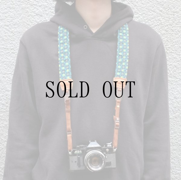 画像1: !MO CAMERA STRAP［Vintage Circle］
