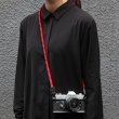画像2: ［渋谷ロフト店］A-MoDe ナイロンロープカメラストラップ 100cm【レッド/ブラック】