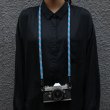 画像1: ［渋谷ロフト店］A-MoDe ロープカメラストラップ 120cm【ブルーパターン】