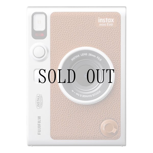 画像1: 《法人用 | お店さま向け割引き価格でご提供》チェキ instax mini Evo BROWN（ブラウン）