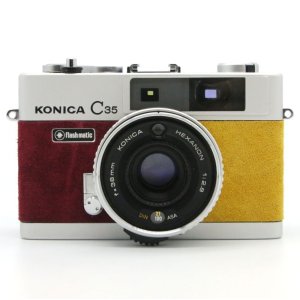 画像: ごん色カメラ KONICA C35 Flash matic