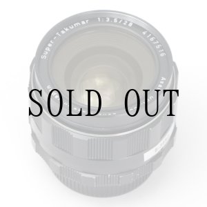 画像: Asahi Opt. Co.,（旭光学工業） Super-Takumar（タクマー）28mm/F3.5