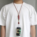 画像: レザーネックストラップ｜レッド