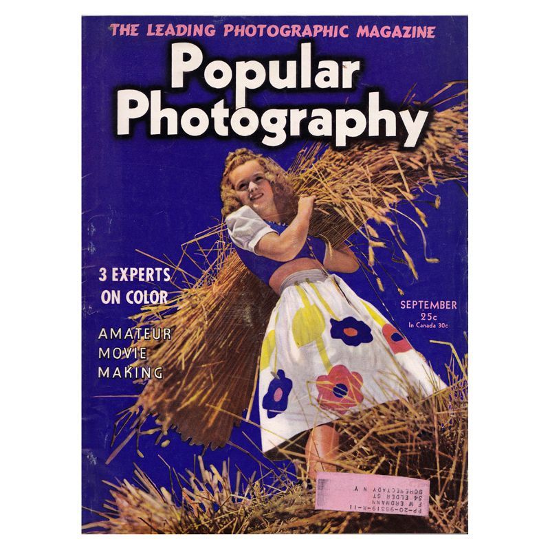 画像1: ビンテージ雑誌 Popular Photography 1940年9月号