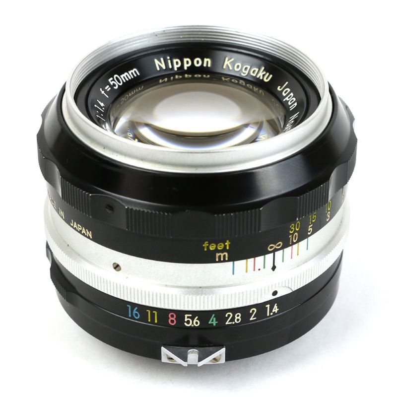 ニコン　Nikkor-s Auto 50mm f1.4レンズ