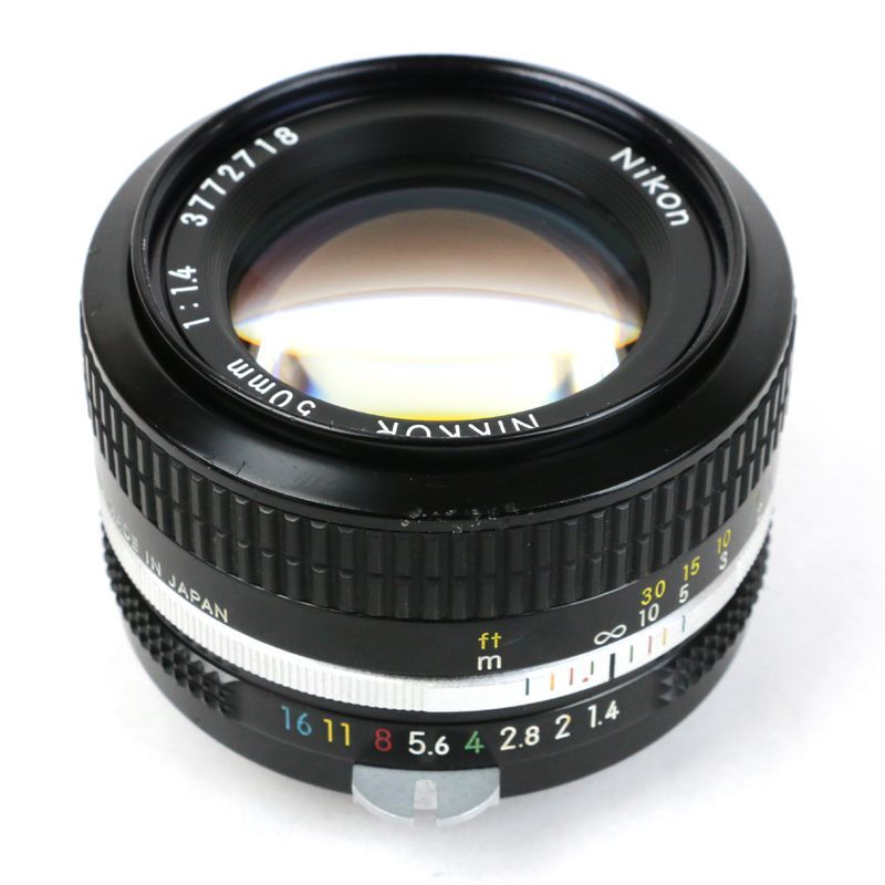 Nikon ニコン NIKKOR 50mm F1.4 レンズ オールド - レンズ(単焦点)