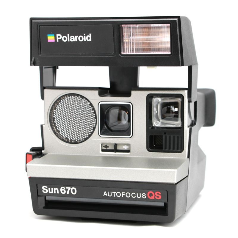 Sun 670 AutoFocus QS ポラロイドカメラ - on and on shop