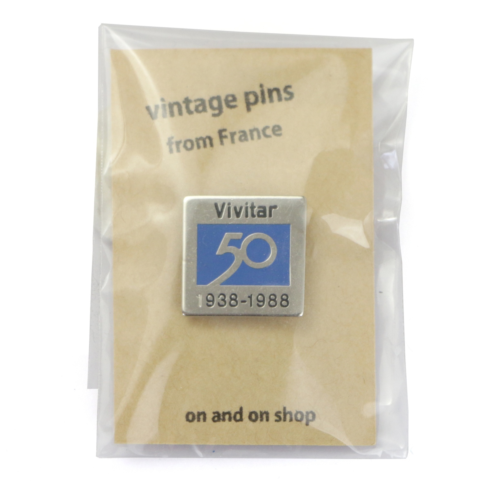 画像1: Vivitar  50周年記念 ピンバッチ