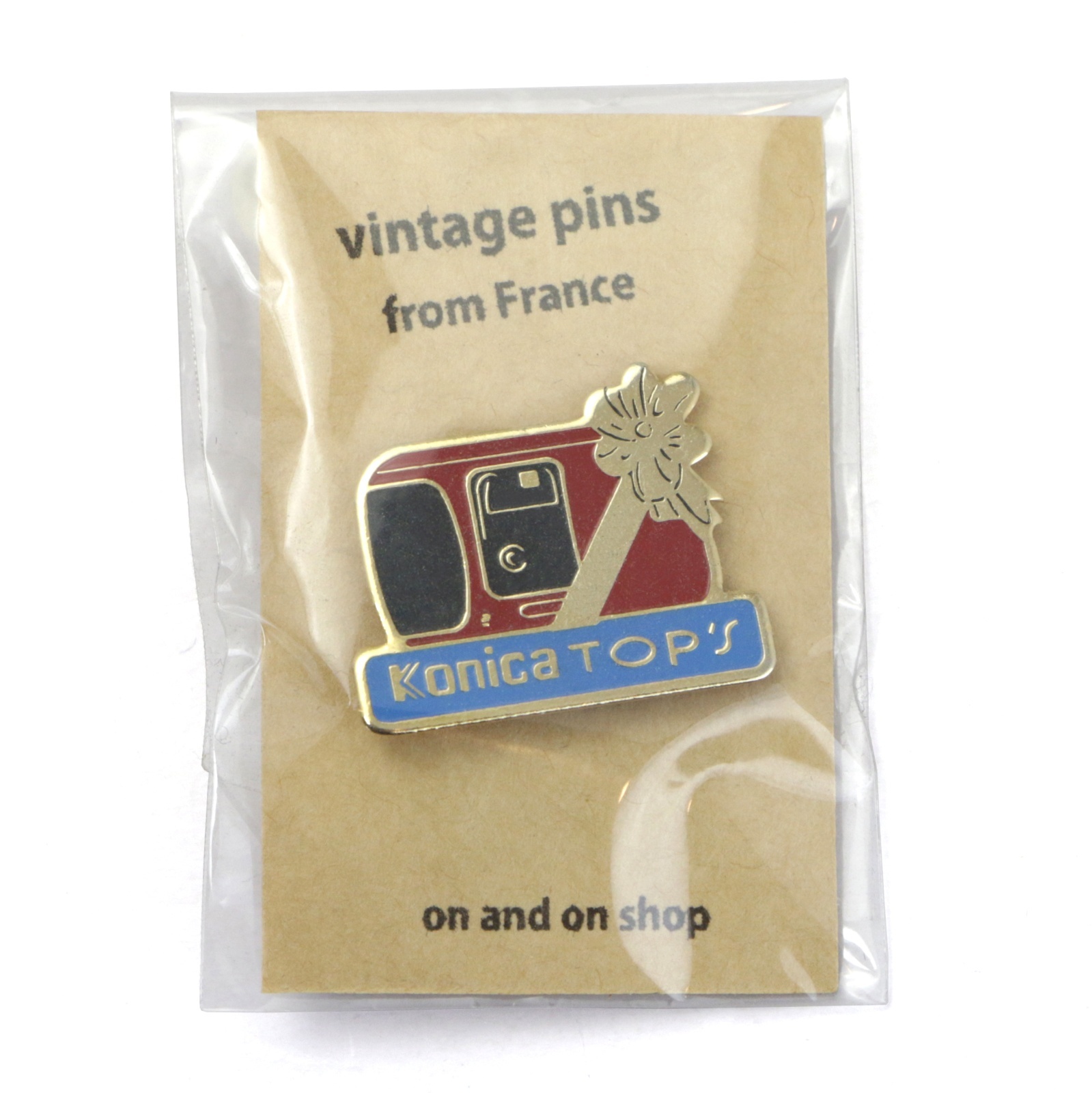 画像1: Konica TOP ピンバッジ