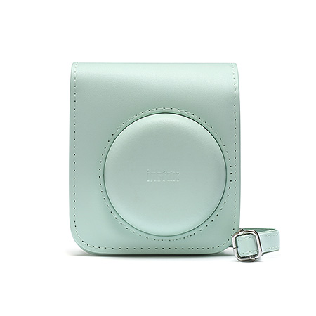 画像1: チェキ instax mini 12用 カメラケース（グリーン）